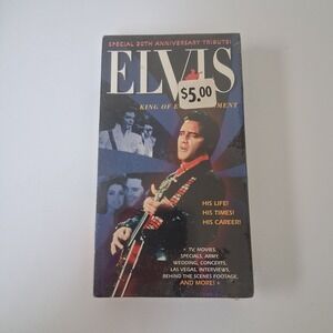 Vintage 90s Elvis‎ Presley King VHS 1997 Sealed 20th Anniversary Tribute NEW